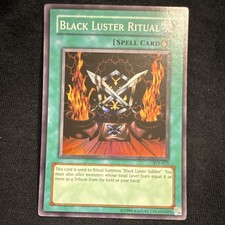 Yu-Gi-Oh! TCG Black Luster Ritual Holo Spell Card SYE-025 1996