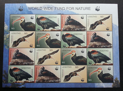 Lesotho WWF Birds 2004 (sheetlet) MNH | eBay