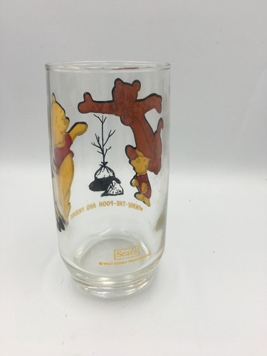 Vidrio Sears de Winnie the Pooh and Friends de colección de los años 70 de Disney plantando un árbol - Imagen 3 de 5