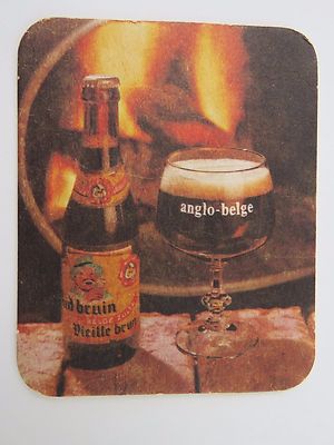 Belgian Beer Coaster ~ Brouwerij Anglo Belge ~ Zulte, BELGIUM Brauerei 1891-1989