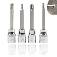 8755 Clutch Head Bit Socket Set Used with 3/8" Square Drive for GM Chevy Cars