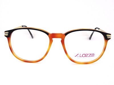 LOZZA London Unisex Round Ish Eyeglass Frames Made in Italy Vintage 90s  NOS