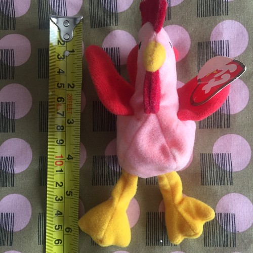 TY Teenie Beanie STRUT ROOSTER SAMMLERSTÜCK Stofftier ZURÜCKGENOMMEN