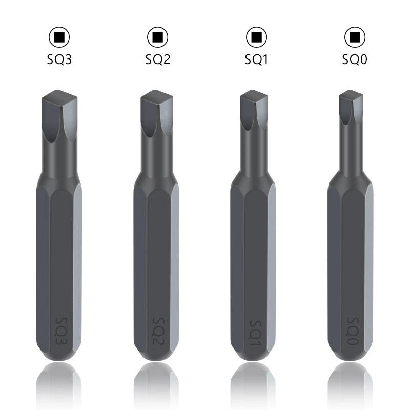 Square head screwdriver bit set deals