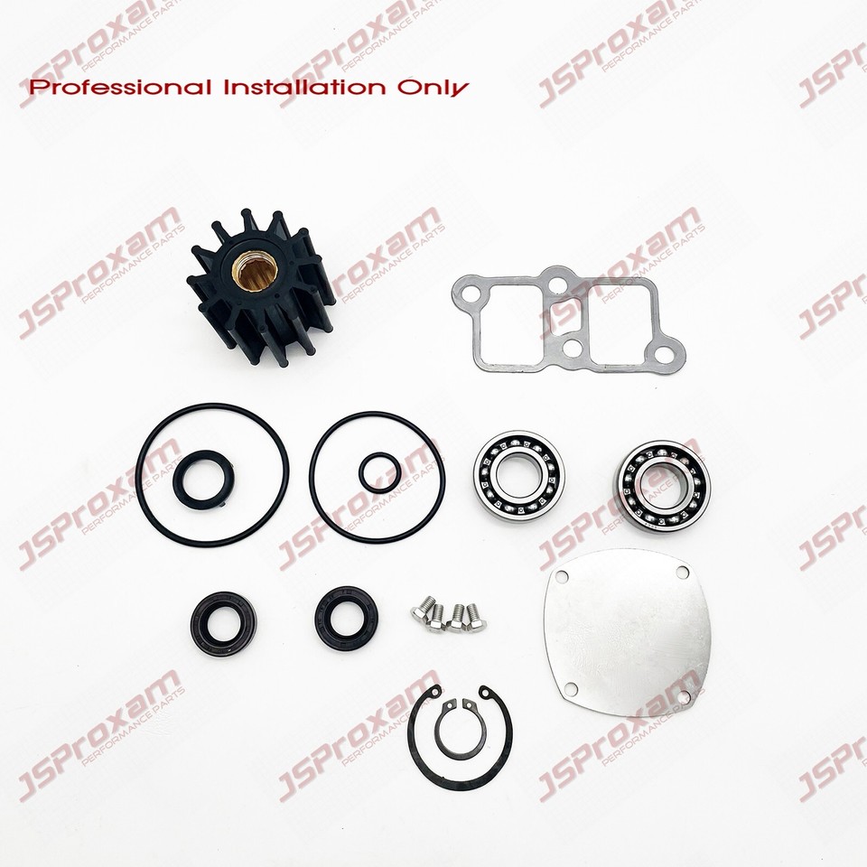 CarBole Water Pump Impeller Kit – Fits Indmar S685007, Yanmar 119773-42600, Johnson – 12 Spline – Includes Gasket & O-rings