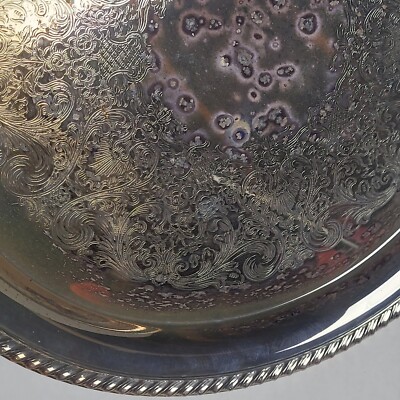 International Silver Co. Tray Inspected By 10 Circle 12