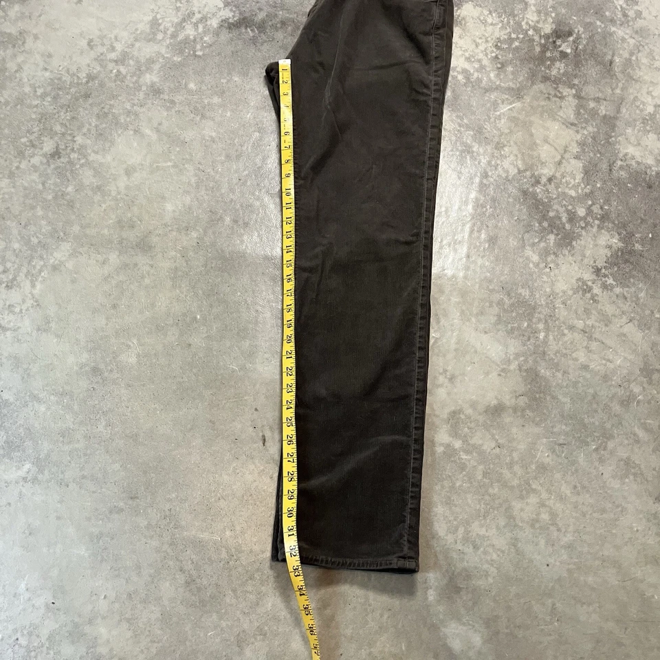 J Brand брюки мужские 36 коричневый вельвет Kane хлопковая смесь прямые штанины Chino - Изображение 4 из 4