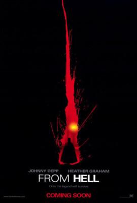 From Hell (2001) original movie poster version A - double-sided ...