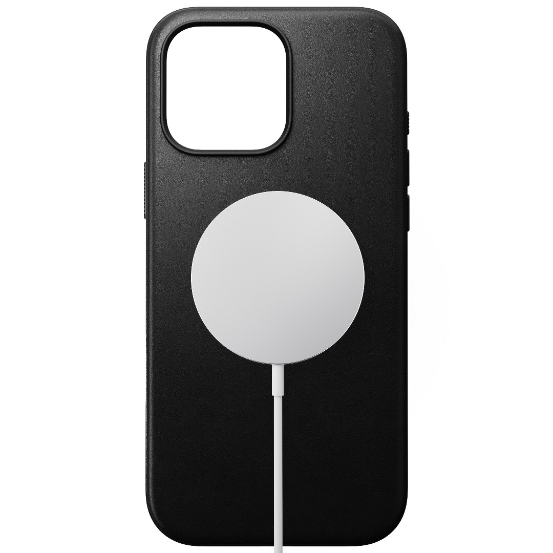 iPhoneアクセサリー NOMAD Modern Leather Case iPhone 16pro Modern Leather Case - iPhone 16 Pro Max | Green Chrome