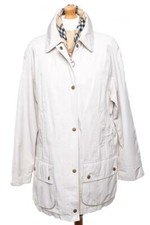 Barbour Baumwolle Touch Sommer Beadnell Jacke UK 18 US 14 Eu 44 Fr 46 XXL Mint