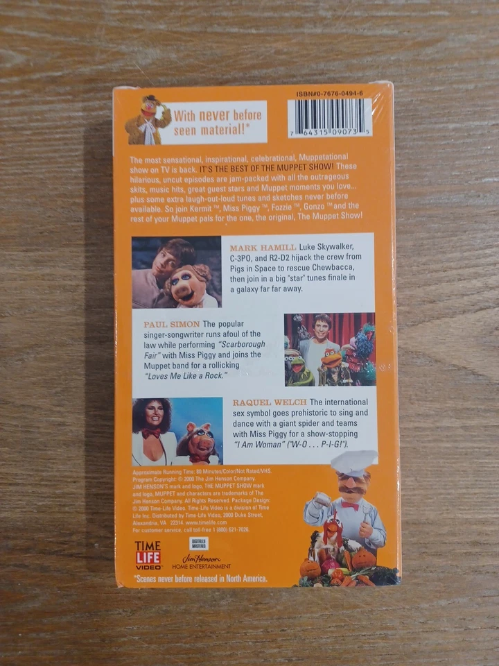 New! Best of the Muppet Show VHS Mark Hamill Paul Simon Raquel Welch - Image 2 of 4