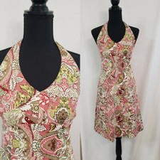 Ann Taylor halter dressA-line cut halter & Knee length dress perfect for petites