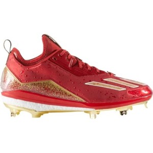 adidas baseball cleats red