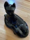 ROYAL HAEGER POTTERY RECLINING CAT FIGURE  #6063 1992 EXCELLENT CONDITION