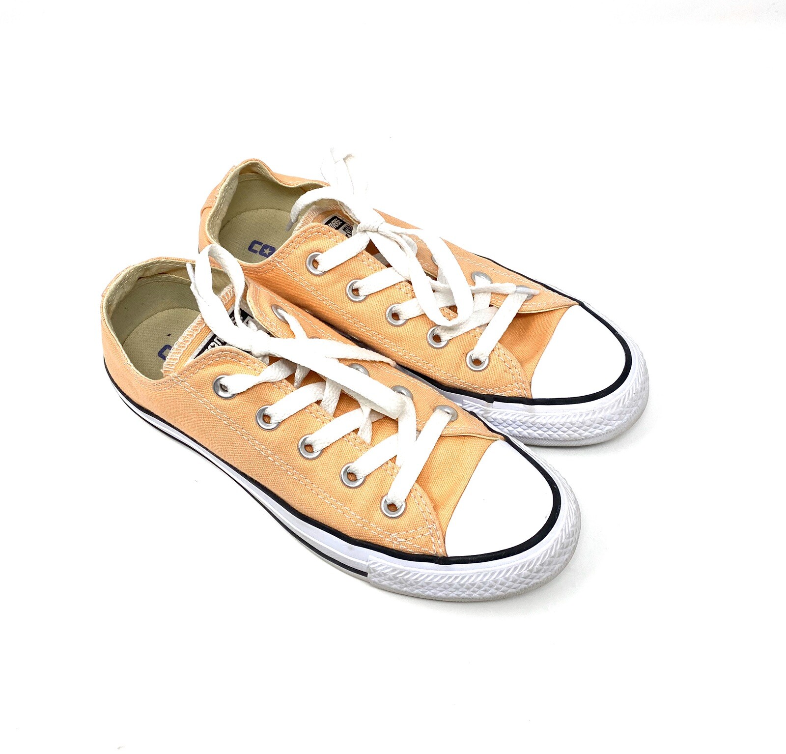 peach converse shoes
