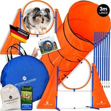 XXL-Profi-Agility Set Hunde Gro&szlig;, kleine & gro&szlig;e Hunde-Training Sport Parcours