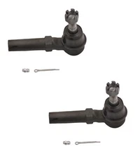 For GMC Chevy Isuzu Pair Set of Front Outer Steering Tie Rod Ends MOOG ES80761