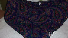 Triangle Beautiful Paisley Scarf that is 100% Rayon and made in USA/EXCELLENT