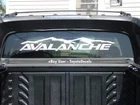 FITS Chevy Avalanche Rear Window Accent Decal  1500 2500