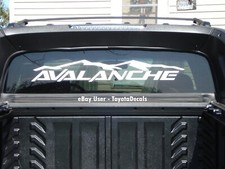 Fits Chevy Avalanche Rear Window Accent Decal 1500 2500