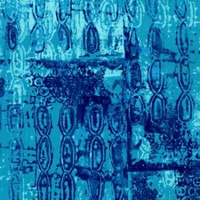 Robert Kaufman - Wishwell Storyboard - Chains - Pool, Fabric BTY