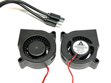 2 x USB C 5020 50mm 5cm 5v fan Brushless usb type C Blower computer Gdstime C52