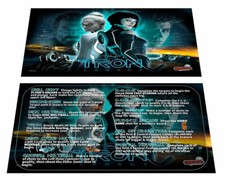 Stern Tron Pinball Custom Apron Instruction C...