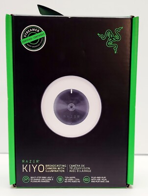 kiyo❤️ Razer Kiyo Gaming WebCam for PC, RZ19-02320100-R3U1 4 MP Streaming