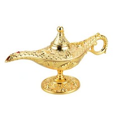 Vintage Aladdin Magic Genie Lamp Costume Accessory Gift for Women Classic Ara...
