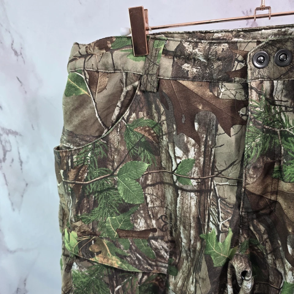 Redhead Pants Mens Medium Camo Hunting Woodland Realtree Timber Oak Forest  - Image 2 of 4