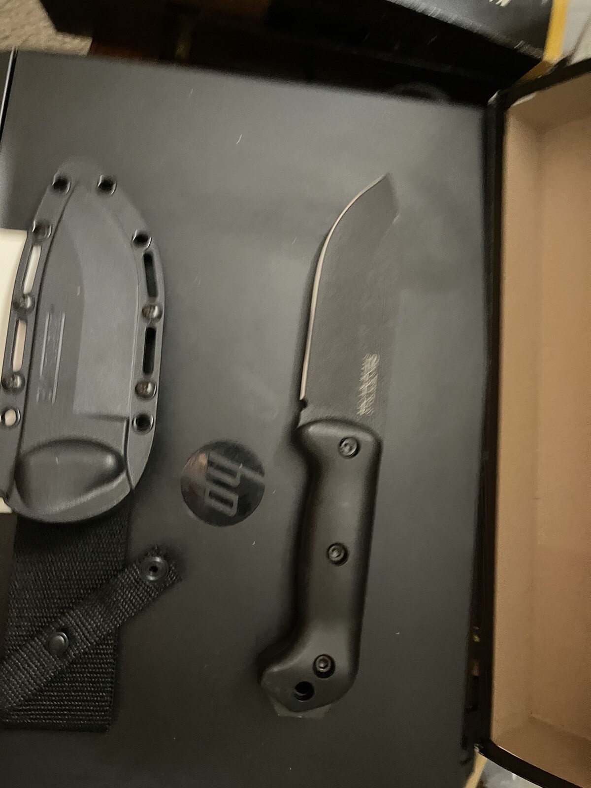 KaBar BK2 Becker Campanion fixed blade knife with original box and