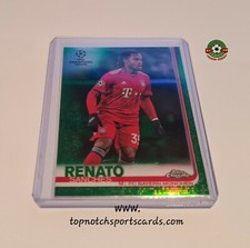 2018/19 Topps Chrome UEFA CL Green Refractor Renato Sanches 09/99