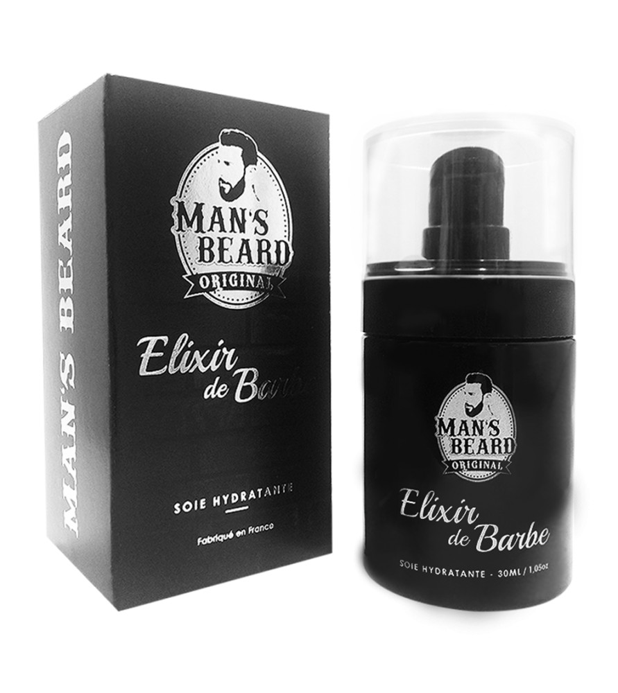 Élixir de barbe premium aux actifs végétaux et huiles rares bio 30ml
