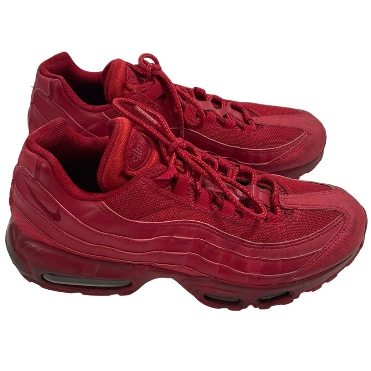Nike Mens Size 8 Air Max 95 Shoes Sneakers Varsity Red 