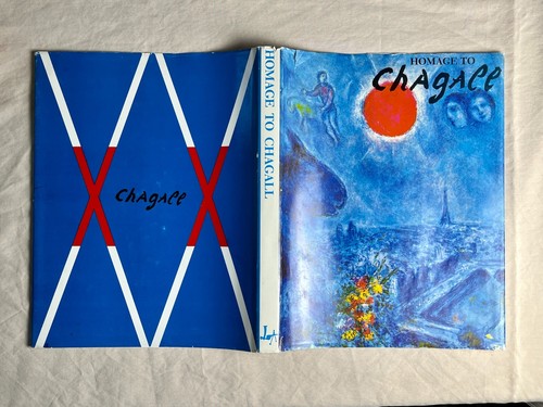 HOMAGE TO CHAGAL Leon Amiel 1982 HCDJ Art Print Coffee Table Book - Imagen 19 de 19