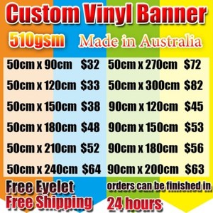 Single Sided Custom Size Outdoor Vinyl Banner Pvc Printing
