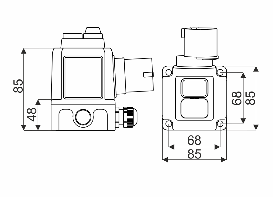 Avviatore Monofase In Cassetta Interruttore Monofase Con Bobina Di Minima - Foto 10