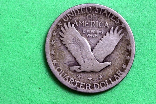 Estate Find 1927 - S Standing Liberty Quarter!! #J22063 - Picture 2 of 2
