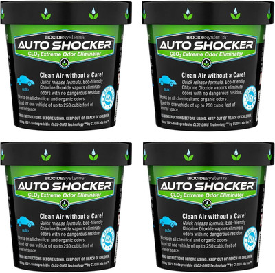 Auto Shocker Strong Quick Release Car Odor Eliminator, Eco-Friendly Smell Remove