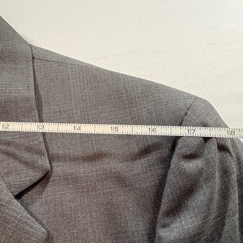 Daniel Cremieux Blazer Men 42R Grey Glen Plaid Loro Piana Wool Sport Coat Jacket - Picture 7 of 9