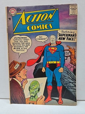 Action Comics #239  (1958)  good condition  Superman's New Face  (307)