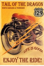 ENJOY THE RIDE POSTER  11 X 17 IN.
