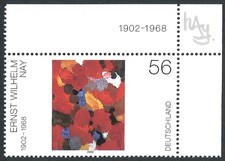 Ernst Wilhelm Nay - 56 Cent - Ecke oben rechts - postfrisch - Mi.Nr. 2267