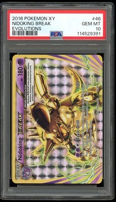 2016 Pokemon XY Evolutions #46 Nidoking Break PSA 10 Gem Mint | eBay