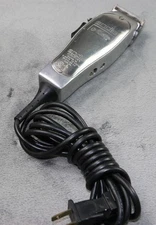 Vintage Andis Master ML Adjustable Blade Hair Clipper With Cord All Silver
