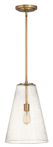 Hinkley Lighting 41047 Vance 1 Light 13"W Pendant - Brass - Picture 4 of 10