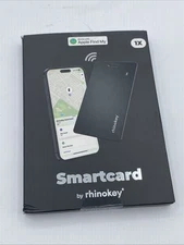 Rhinokey Wallet Tracker Card (iOS Only) - Slim Rechargeable 1.8mm Thin Tracker