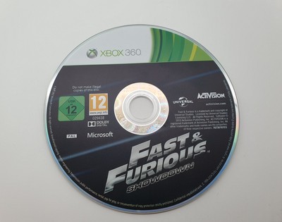 Fast &Furious Showdown XBOX 360, Microsoft Game CD