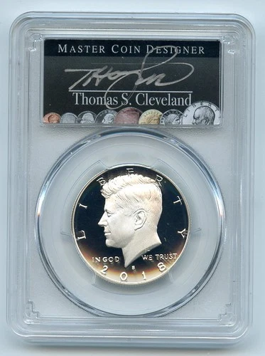 2018 S 50C Silver Kennedy Half Dollar PCGS PR70DCAM First Strike Cleveland