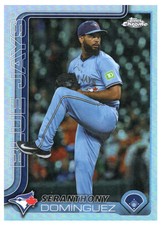 2025 Topps Chrome Update USC100 Seranthony Dominguez Refractor Toronto Blue Jays